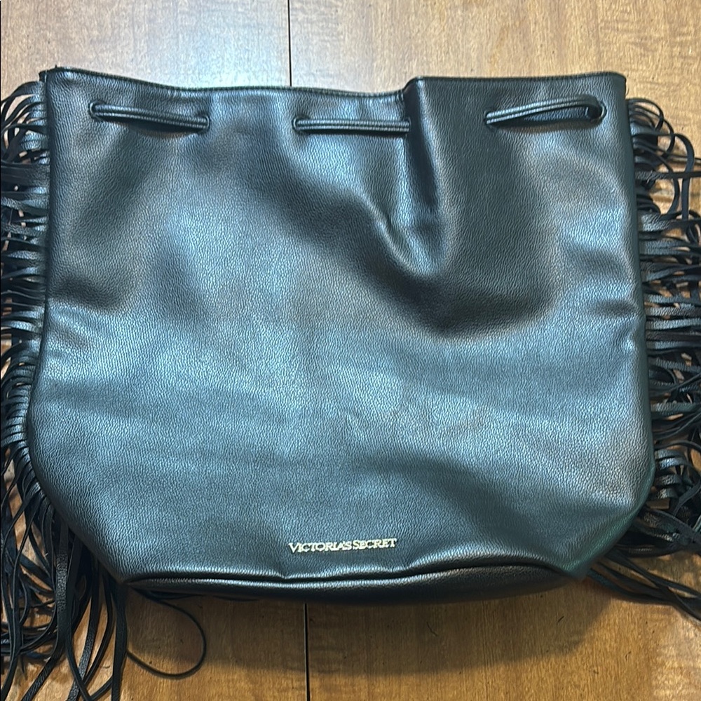 Victoria's Secret Black Fringe Shoulder Bag Collection
